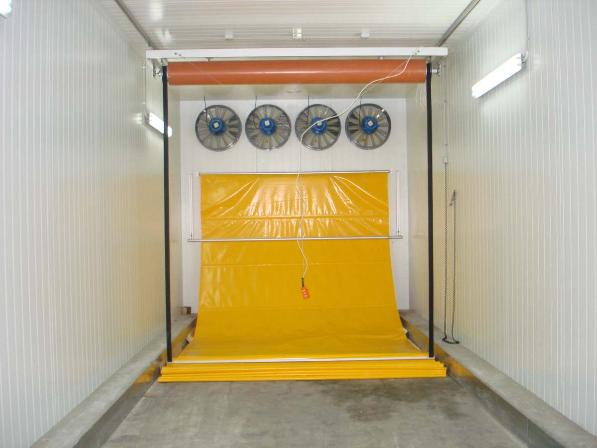 Камера газації бананів